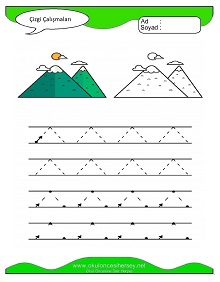 Çizgi Çalışma Sayfaları